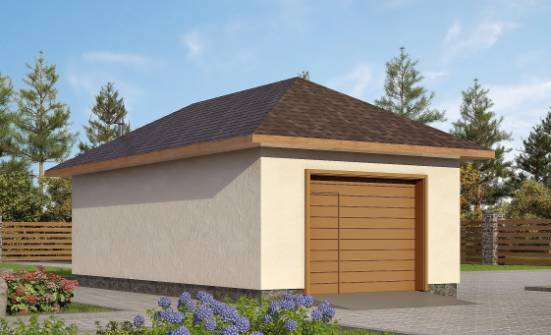 040-001-П Проект гаража из пеноблока Майкоп | Проекты одноэтажных домов от House Expert