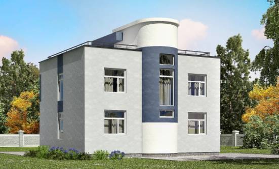 180-005-П Проект двухэтажного дома, простой дом из газобетона Майкоп | Проекты домов от House Expert
