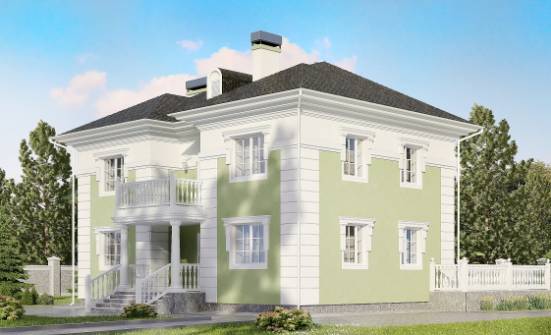155-005-П Проект двухэтажного дома, недорогой коттедж из арболита Майкоп | Проекты домов от House Expert