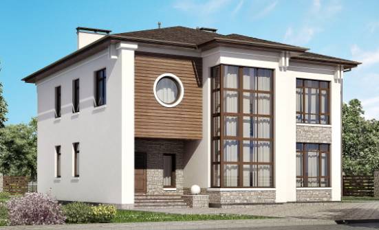 300-005-П Проект двухэтажного дома, классический дом из кирпича Майкоп | Проекты домов от House Expert