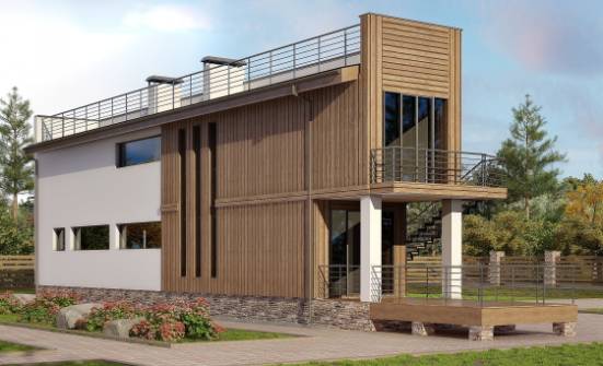 100-003-Л Проект двухэтажного дома, небольшой дом из газосиликатных блоков Майкоп | Проекты домов от House Expert