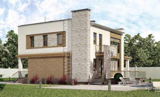 185-001-П Проект двухэтажного дома, классический дом из бризолита Майкоп | Проекты домов от House Expert