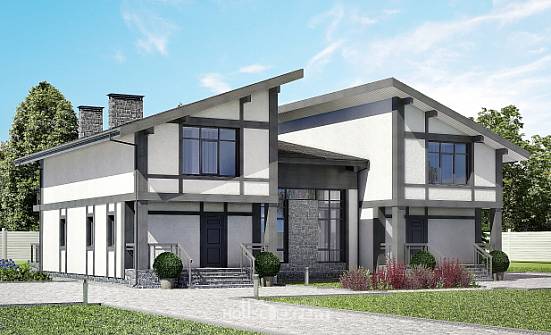 280-002-П Проект двухэтажного дома мансардой, бюджетный коттедж из кирпича Майкоп | Проекты домов от House Expert