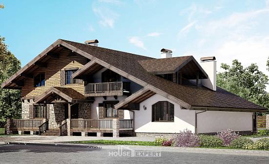 320-002-П Проект двухэтажного дома с мансардой, уютный дом из кирпича Майкоп | Проекты домов от House Expert