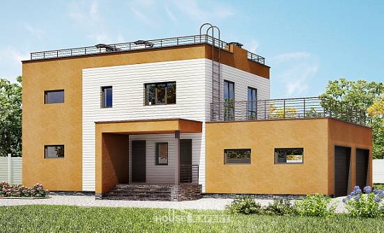 180-012-П Проект двухэтажного дома, гараж, просторный домик из кирпича Майкоп | Проекты домов от House Expert
