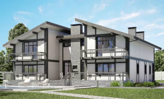 280-002-П Проект двухэтажного дома мансардой, бюджетный коттедж из кирпича Майкоп | Проекты домов от House Expert