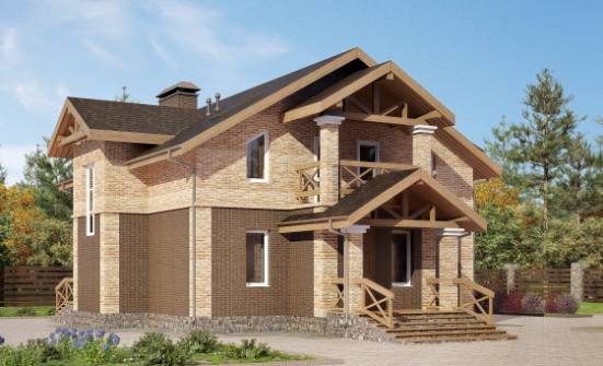 160-014-П Проект двухэтажного дома, доступный коттедж из поризованных блоков Майкоп | Проекты домов от House Expert