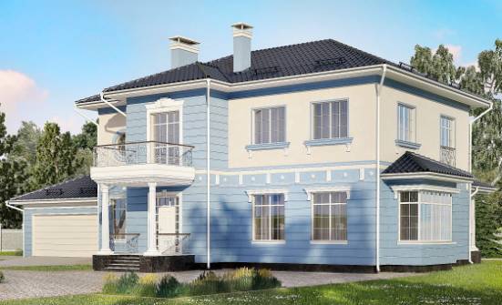 285-003-Л Проект двухэтажного дома, гараж, уютный коттедж из кирпича Майкоп | Проекты домов от House Expert