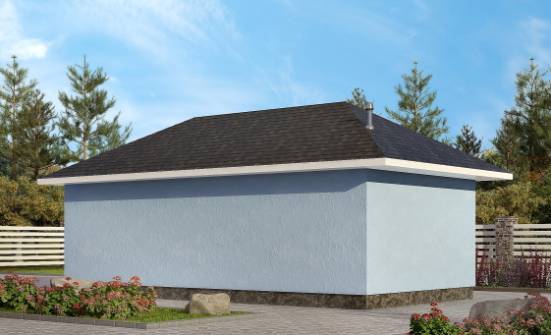 040-001-Л Проект гаража из бризолита Майкоп | Проекты одноэтажных домов от House Expert