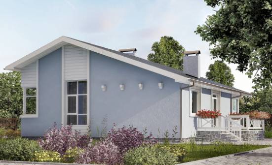 110-003-Л Проект одноэтажного дома, доступный загородный дом из газосиликатных блоков Майкоп | Проекты одноэтажных домов от House Expert