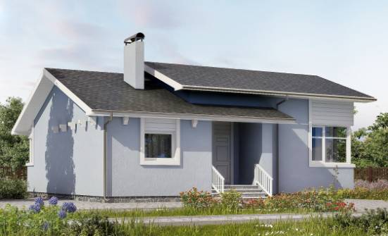 110-003-Л Проект одноэтажного дома, доступный загородный дом из газосиликатных блоков Майкоп | Проекты одноэтажных домов от House Expert