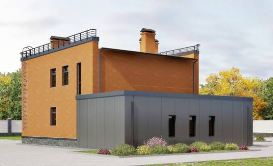 260-002-Л Проект двухэтажного дома, гараж, классический коттедж из поризованных блоков Майкоп | Проекты домов от House Expert