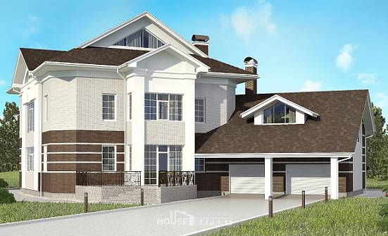 410-001-П Проект двухэтажного дома, гараж, уютный загородный дом из кирпича Майкоп | Проекты домов от House Expert