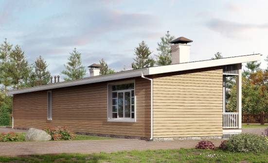 110-004-Л Проект бани из кирпича Майкоп | Проекты одноэтажных домов от House Expert
