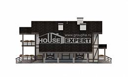 250-002-Л Проект двухэтажного дома с мансардой, гараж, средний дом из кирпича Майкоп, House Expert