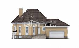 400-001-П Проект трехэтажного дома с мансардой и гаражом, уютный дом из теплоблока Майкоп, House Expert