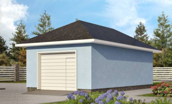 040-001-Л Проект гаража из бризолита Майкоп | Проекты домов от House Expert