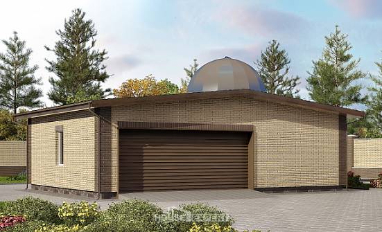 075-001-Л Проект гаража из кирпича Майкоп | Проекты домов от House Expert